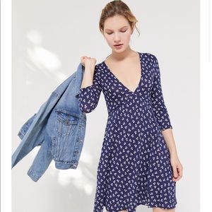 Urban Outfitters Plunge Mini Dress